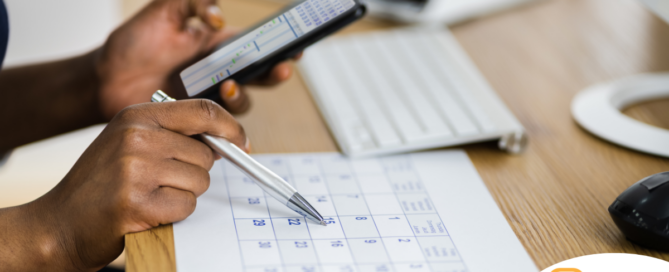 A person takes time to work out their schedule and plan ahead so they use their time well, a skill that every paid caregiver benefits from.